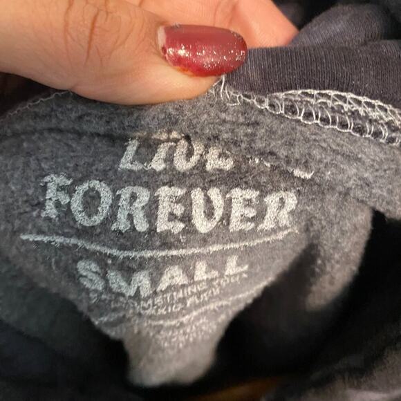 Assholes*s Live Forever LV Hoodie Sweatshirt Mens S Black Tie Dye karmaloop - Picture 5 of 5